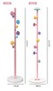 【儿童蘑菇杆挂衣架】蘑菇落地衣帽架，加粗韧实，承重强，小户型门后收纳利器，儿童房装饰新选择！加粗彩色挂衣架，小户型门后收纳，让卧室更整洁！-QQ 商品缩略图3