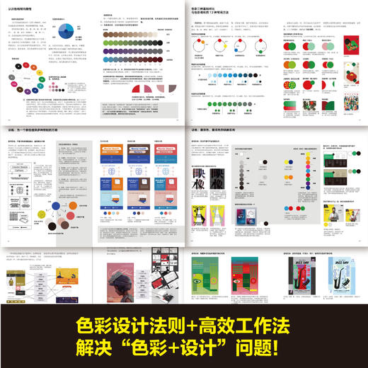 色彩设计法则 实用性原则与*配色工作法 梁景红色彩设计教程书配色设计原理色彩搭配平面设计配色手册写给大家看的色彩设计书 商品图2