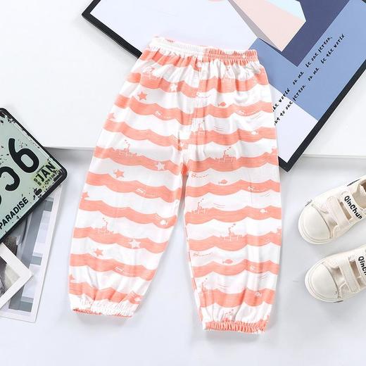 儿童防蚊裤夏季薄款透气纯色空调裤男童灯笼中小童长裤宝宝童裤 商品图2