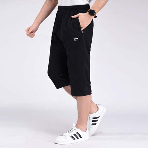 【夏季休闲！男士运动短裤】夏季休闲短裤，男士宽松工装裤，运动七分裤，男中老年男装，弹力直筒中裤，舒适宽松设计，让您自由活动！ 商品图1