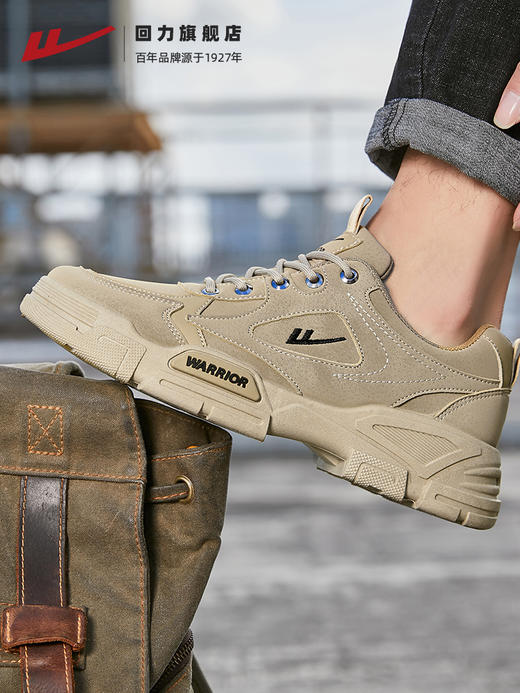 回力登山鞋男鞋秋季户外工装鞋男士马丁靴子上班工作劳保鞋子男款1238 商品图1