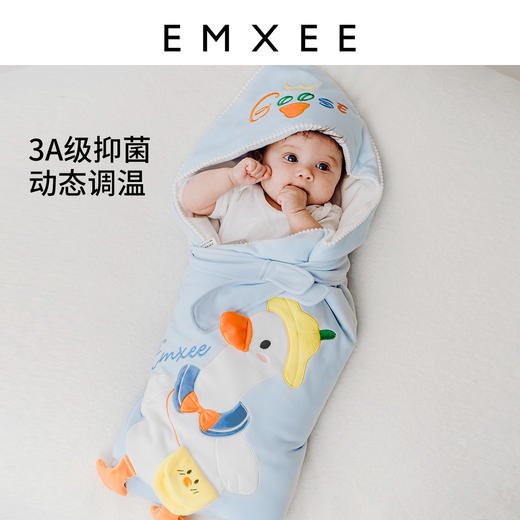【宝宝安睡】嫚熙包被婴儿初生春秋款产房新生儿纯棉抱单夏季抱被 商品图5