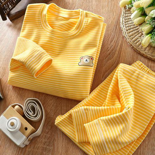 儿童德绒套装保暖发热秋冬睡衣中大童打底加厚男女宝家居秋衣秋裤 商品图3