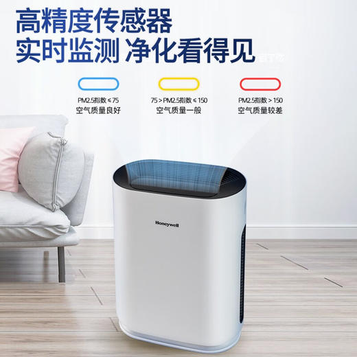 霍尼韦尔（honeywell） 空气净化器 家用净化除甲醛除霾祛味 除菌防过敏KJ250F-J11W 净化器 商品图2