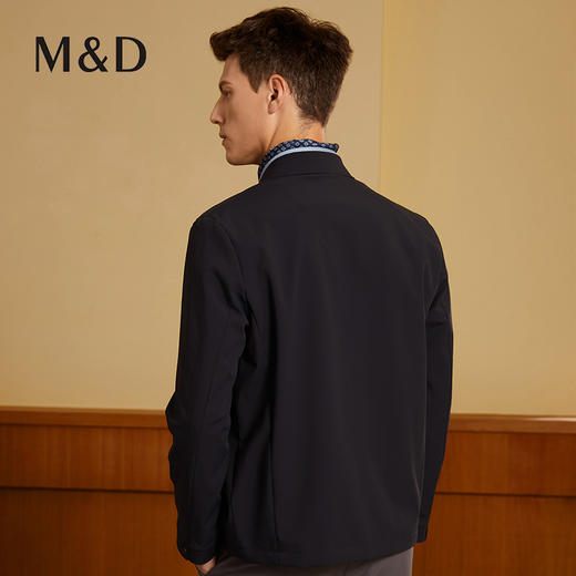 【三防面料】MD名盾男士行政夹克防水防污秋季高弹力翻领商务外套 商品图4