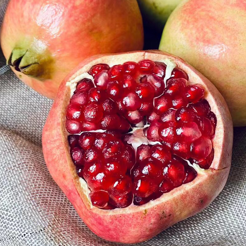 【爽甜爆汁】四川突尼斯软籽石榴 石榴中的“爱马仕”