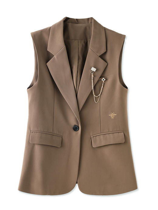 通勤气质，大气显瘦百搭休闲西装马甲外套WLZD-2318211 商品图4