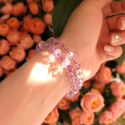 天然紫水晶单圈手串 商品图5