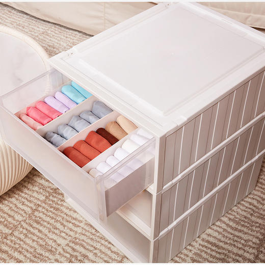 留存道 家庭整理PP盒可叠加式抽屉分类储物盒【该商品不支持用券】 商品图3