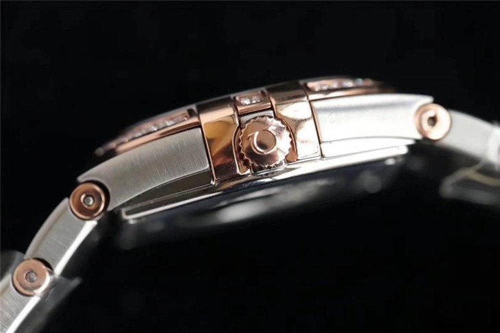 ZF厂欧米茄星座复刻表-24mm石英款曼哈顿女表对比正品