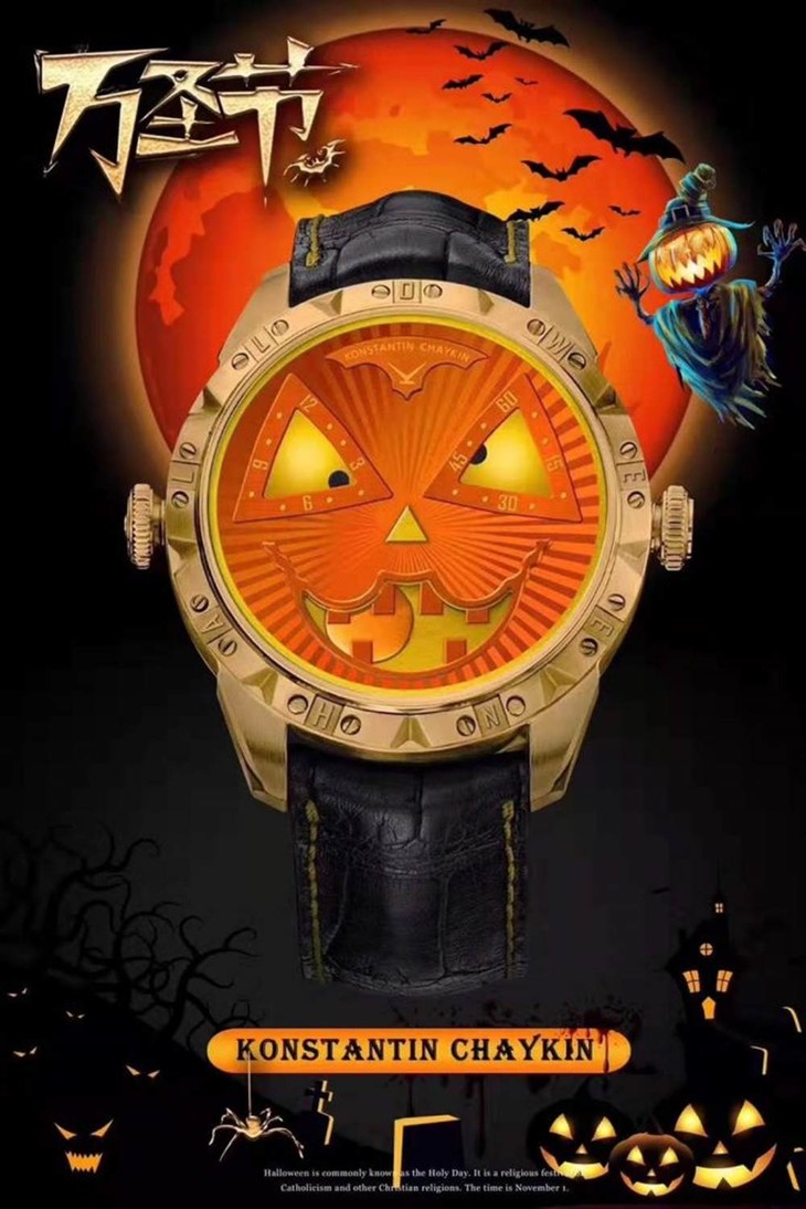 万圣节带什么表?TW厂俄罗斯切金小丑V3S升级版助你过个俏皮的Halloween！