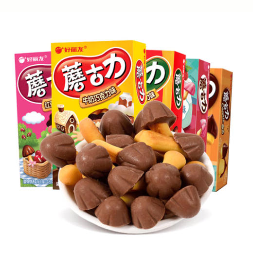 好丽友蘑古力红豆巧克力味48g 商品图0