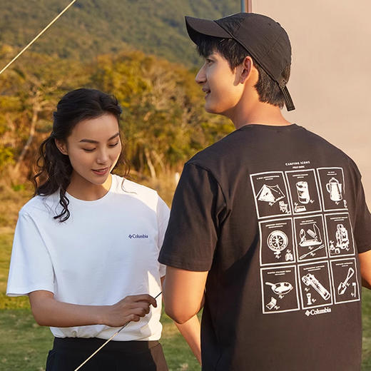 【139任选2件】Columbia哥伦比亚纯棉潮T恤 | 正品授权，艺术感设计，一秒穿出明星街拍范儿 商品图1