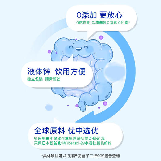 奇鹤-益+双锌营养液态包 14袋 商品图4