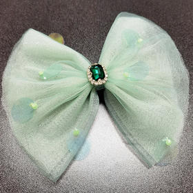 【8月会员专属发饰】安娜绿宝石发夹