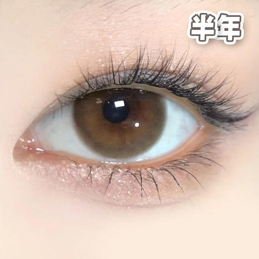 #Manic 嫩娃蜜豆 棕 14.2mm【1片装】敏感眼舒适推荐 / 半年抛 商品图0