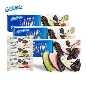 奥利奥薄脆夹心饼干抹茶无花果味【95g】