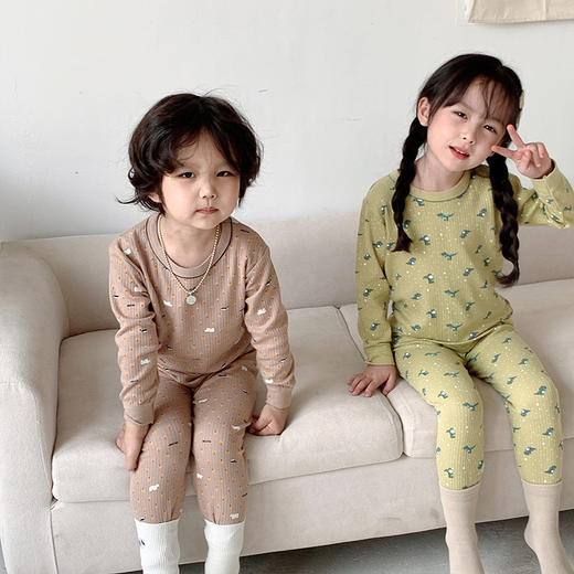 【清仓捡漏39元起】80-160码，A类男女童内衣套装，纯棉内衣套装，舒适透气，透气排汗，适合中大童穿着sh 商品图4