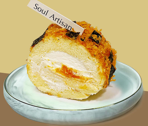 咸蛋黄肉松蛋糕卷（整卷） 商品图0