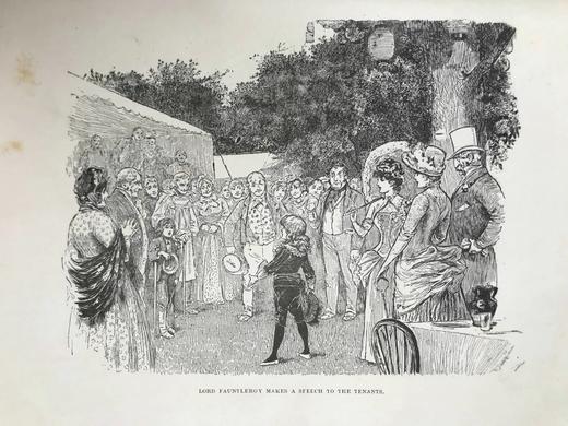 1888年 弗朗西丝·霍奇森·伯内特《小爵爷》 26幅插图 漆布精装大32开 商品图14