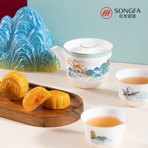 3头抬头见喜快客茶具 商品图5