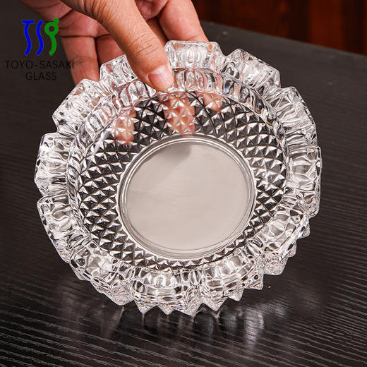 佐佐木玻璃烟灰缸16cm 商品图2