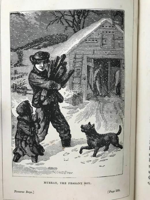 约19世纪后期 伟人故事集 约7幅插图 漆布精装32开 商品图9