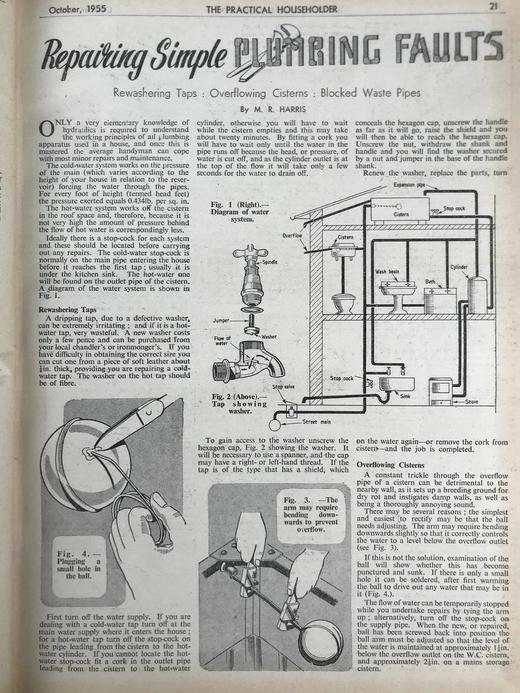 1955年10月-1956年11月 实用家居杂志 数百幅插图 精装16开 商品图3