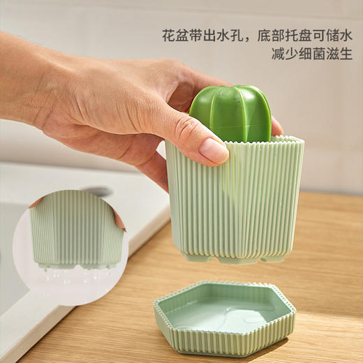 【仙人掌纳米清洁球】清洁洗脸盆水槽，浴室日用厨房多功能洗碗刷锅日用品，实力和颜值并存，用心装饰生活这是一个锅刷，也是一份礼物。 商品图1