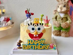 【臻品系列】---半翻糖【海绵宝宝和他的朋友们】