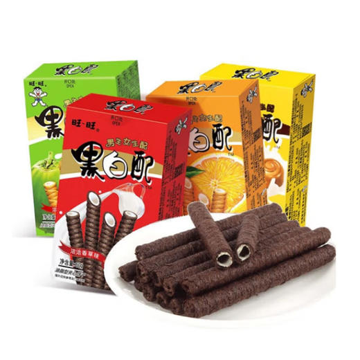 旺旺黑白配夹心饼（巧克力味）【60g】 商品图1