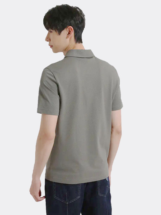 callisto绿色聚酯纤维混纺短袖T恤 SSTSS149C 商品图2