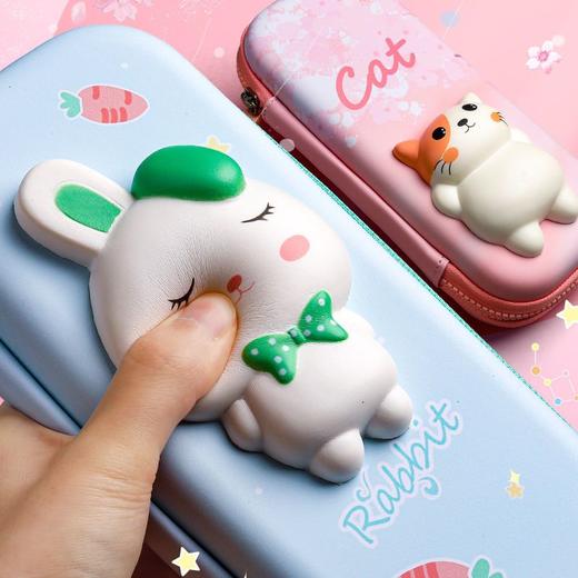 网红解压笔袋小学生简约大容量多功能文具盒ins可爱少女心铅笔盒 商品图7