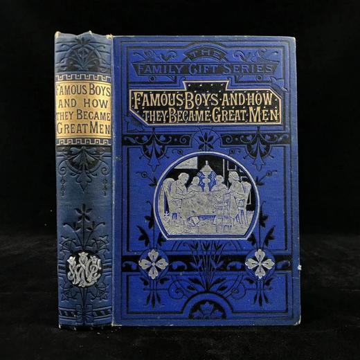 约19世纪后期 伟人故事集 约7幅插图 漆布精装32开 商品图0