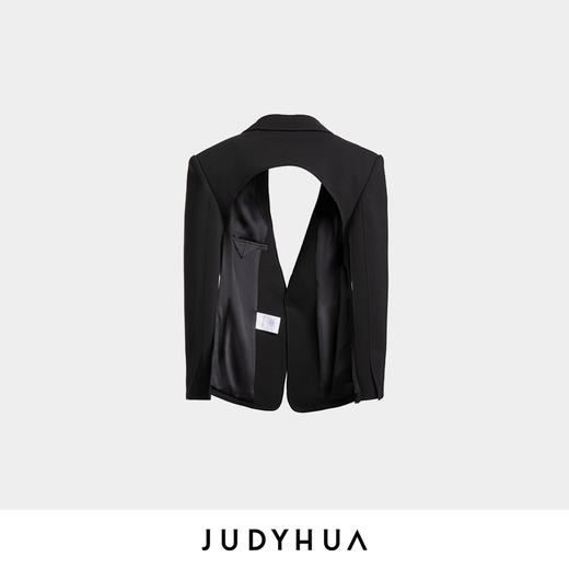 JUDYHUA 背弧线镂空设计款西装 商品图5