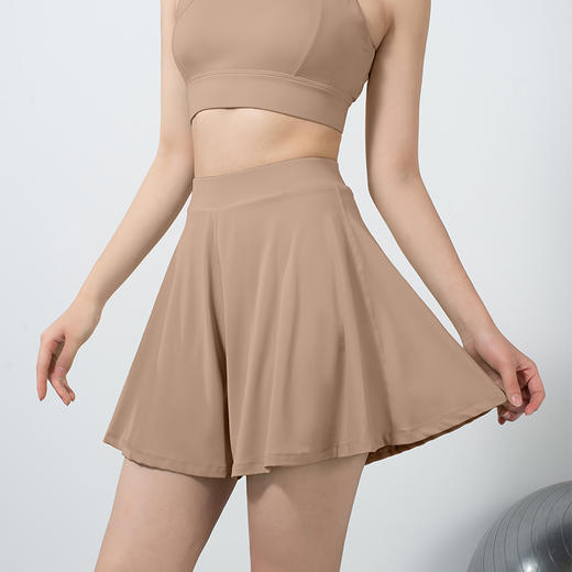 跃牌【化蝶双飞】系列新款跑步运动健身短裤女防走光网球裙裤速干高腰裸感瑜伽短裤TM0125 商品图4