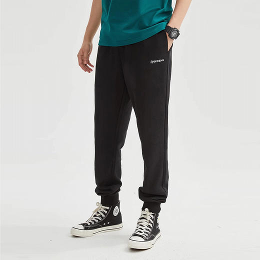 很舒服【DK】大依优型大码束口休闲裤针织加肥加大宽松舒适运动卫裤男装裤子Y 商品图6