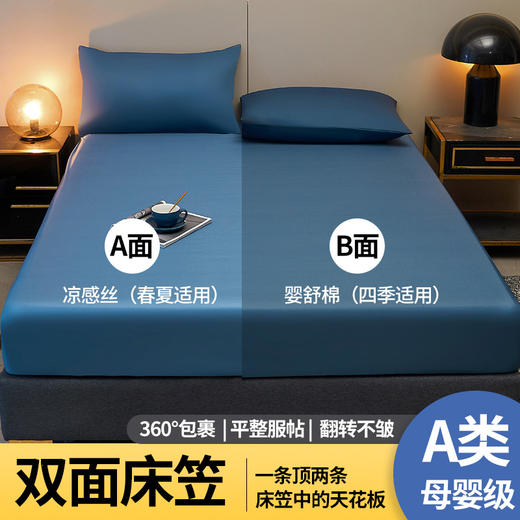 【床笠中的天花板】双面床笠  四季通用床罩 床垫保护罩防尘防滑床单 亲肤舒适AB两面可用 商品图0