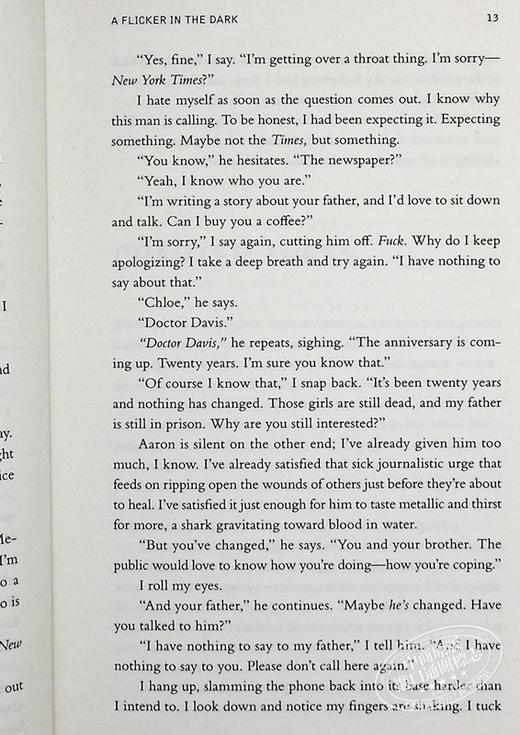 预售 【中商原版】黑暗中的闪烁 A Flicker in the Dark 英文原版 Stacy Willingham 商品图6