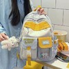 【韩版书包❗️新款大容量双肩包】春夏潮校园原宿风，外观简约却耐看，内部设计合理，多功能分层，轻松装下各种文具和书籍，适合初中高中生使用，是你上学的常备良品。开学季常备开学季六一儿童节礼物 商品缩略图0