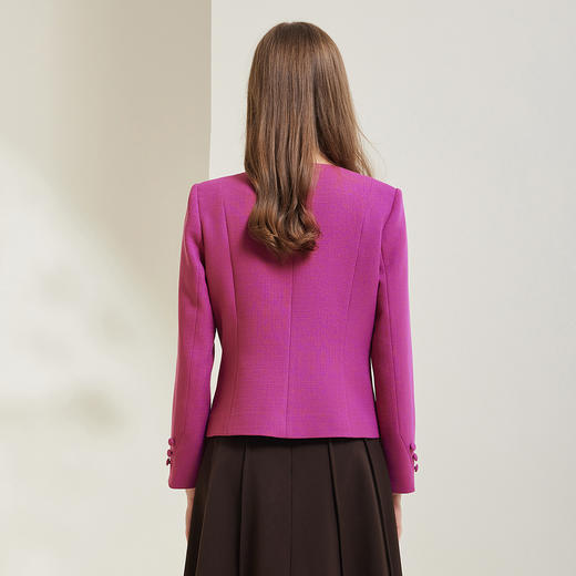 NG111斯尔丽瑟俪2023新款小香风百搭圆领外套 商品图1