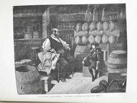 1888年 弗朗西丝·霍奇森·伯内特《小爵爷》 26幅插图 漆布精装大32开 商品图12