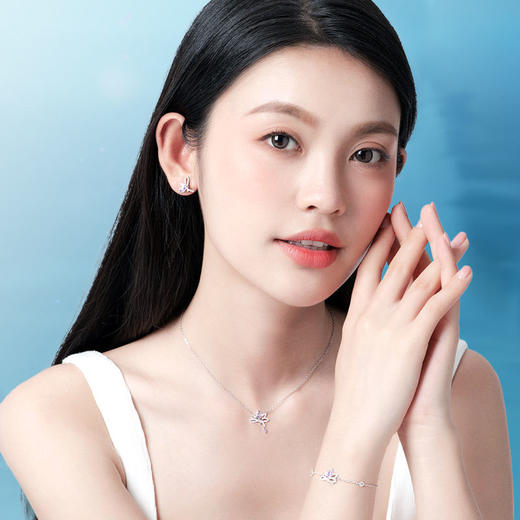 Fanci范琦×王者荣耀合作款 西施-幻纱之灵款-清莲项链 商品图3