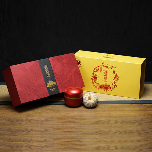 澜沧古茶 限量大红柑陈皮普洱茶  单罐/礼盒装 商品图3