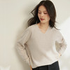两三事轻吻密色 秋季新款常规百搭纯色多色针织衫羊毛衫 商品缩略图2