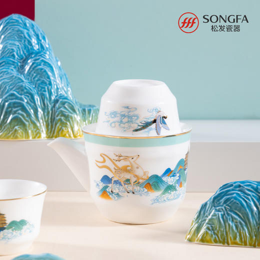 3头抬头见喜快客茶具 商品图2