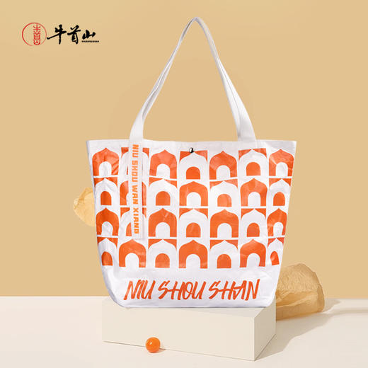 牛首山文创杜邦纸袋防水环保袋通勤手提袋大容量购物袋创意礼品袋 商品图0