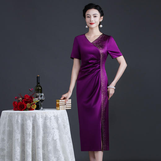 BLH-2306Z时尚夏装新款改良版旗袍裙 商品图0