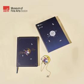 MFA波士顿美术博物馆童话系列 彼得潘色A5笔记本书签套装文创文具