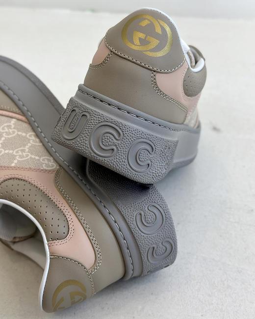 7折 G家 情侣款 在售款GG复古圆头运动鞋 2色 QZ063 商品图8